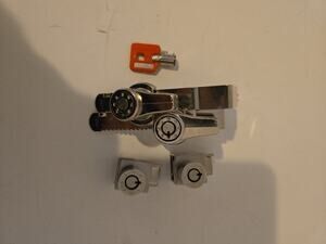Vintage Combination Lock Set with Key